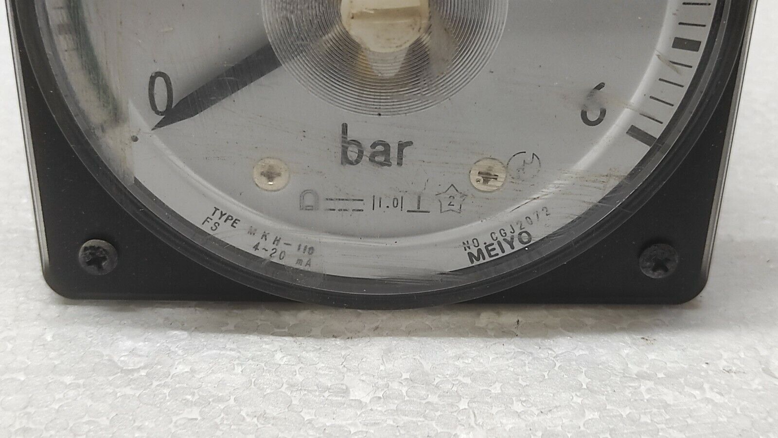 TOYO KEIKI MKH-110 PRESSURE INDICATOR MEIYO 0-6 BAR