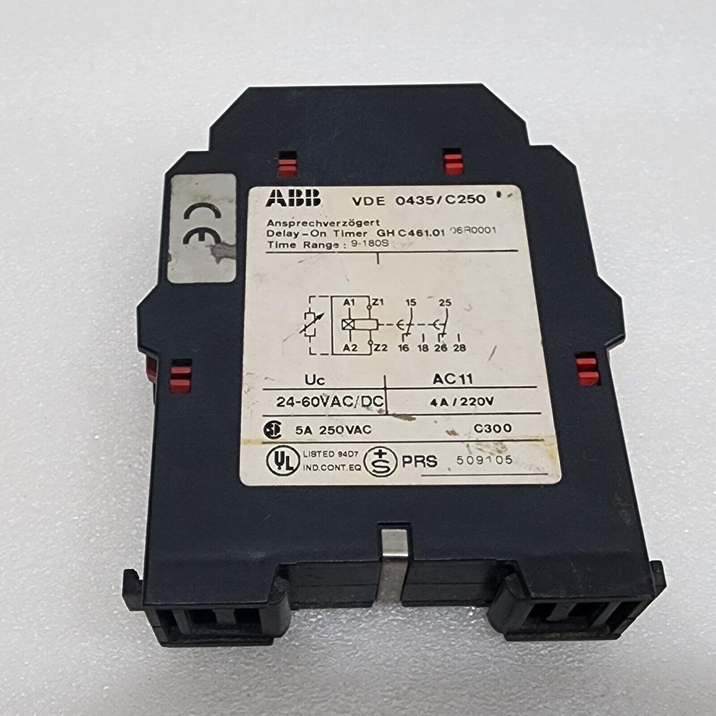 ABB C461 ON DELAY TIMER GHC461.0106R0001 24-60VAC/DC