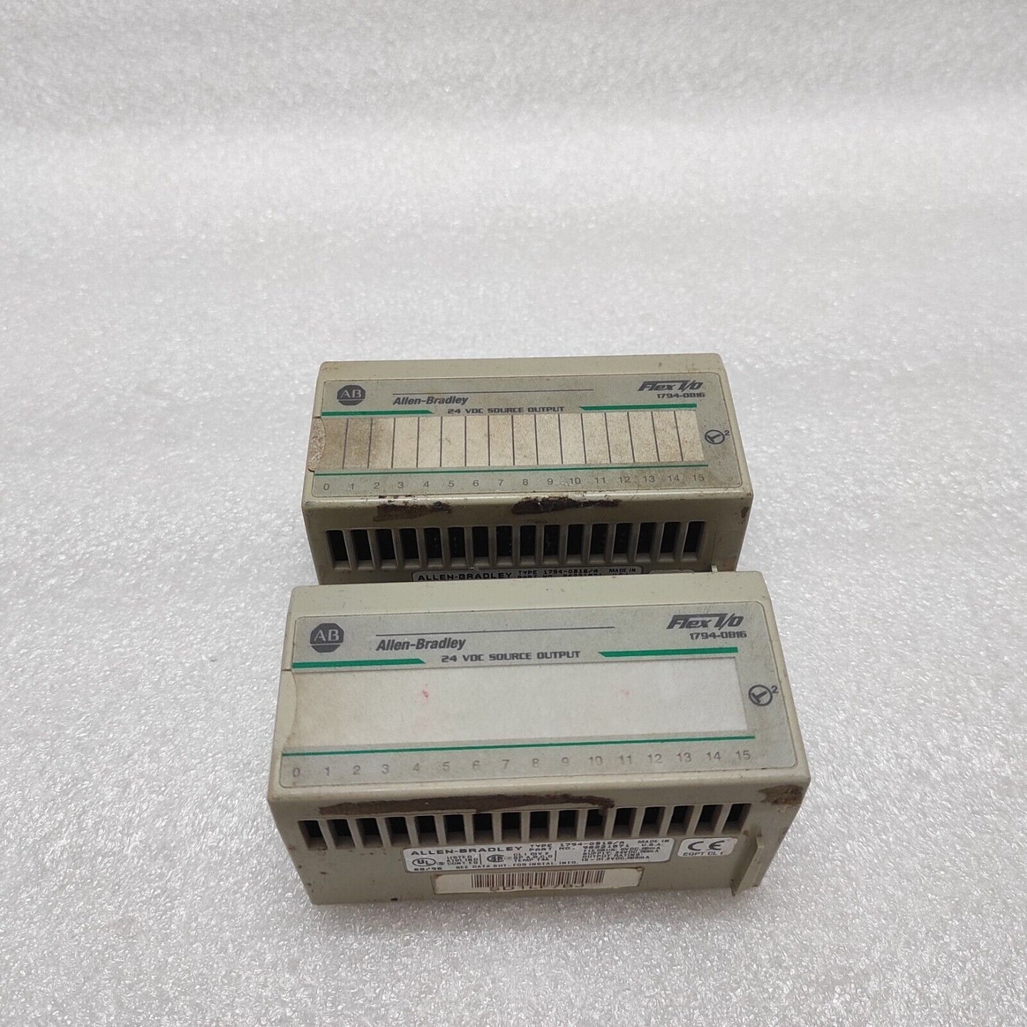 ALLEN BRADLEY CAT 1794-OB16 FLEX I/O 16 SOURCE OUTPUT MODULE 96221871