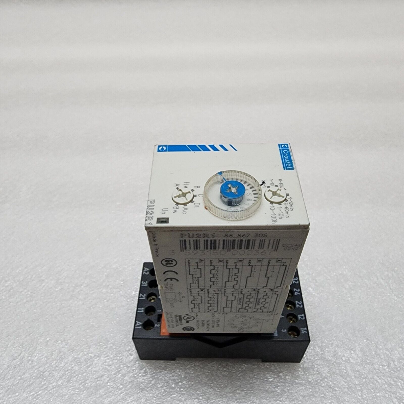 CROUZET PU2R1 TIME LAG RELAY 88867305 24VDC/24-240VAC