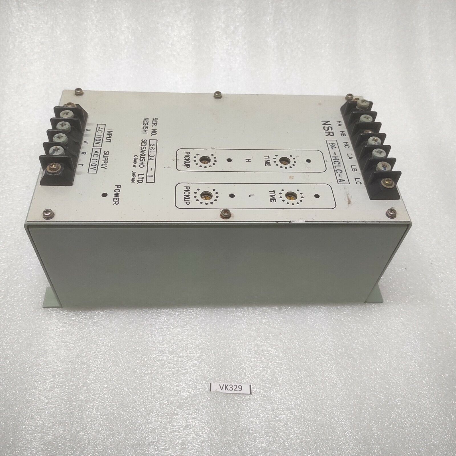 NEGISHI SEISAKUSHO NCR 84-HCLC-A 110VAC