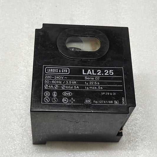 Landis & Gyr LAL 2.25 Burner Control 220-240 VAC WITHOUT BASE