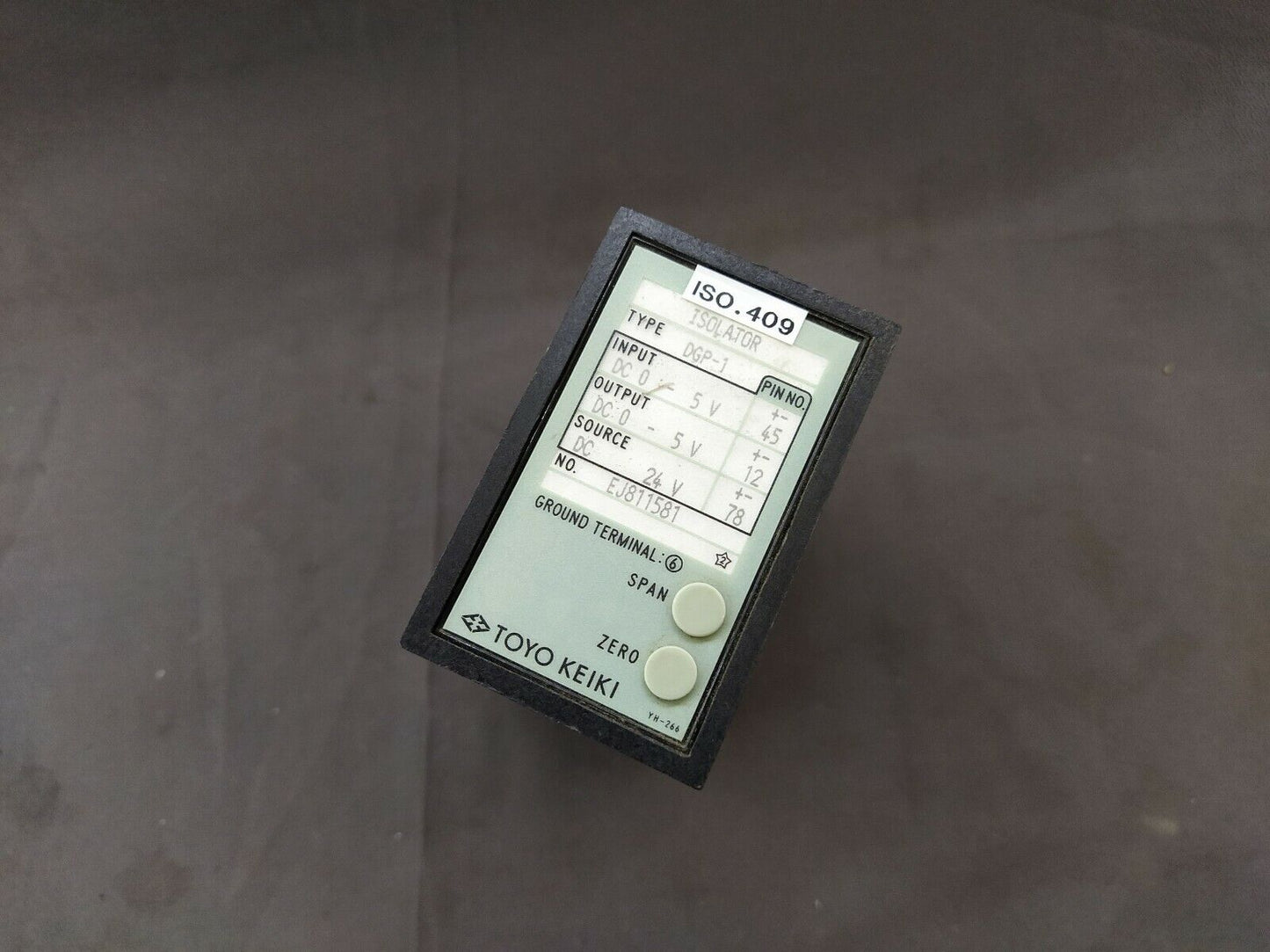Toyo Keiki DGP-1 Isolator 24V DC