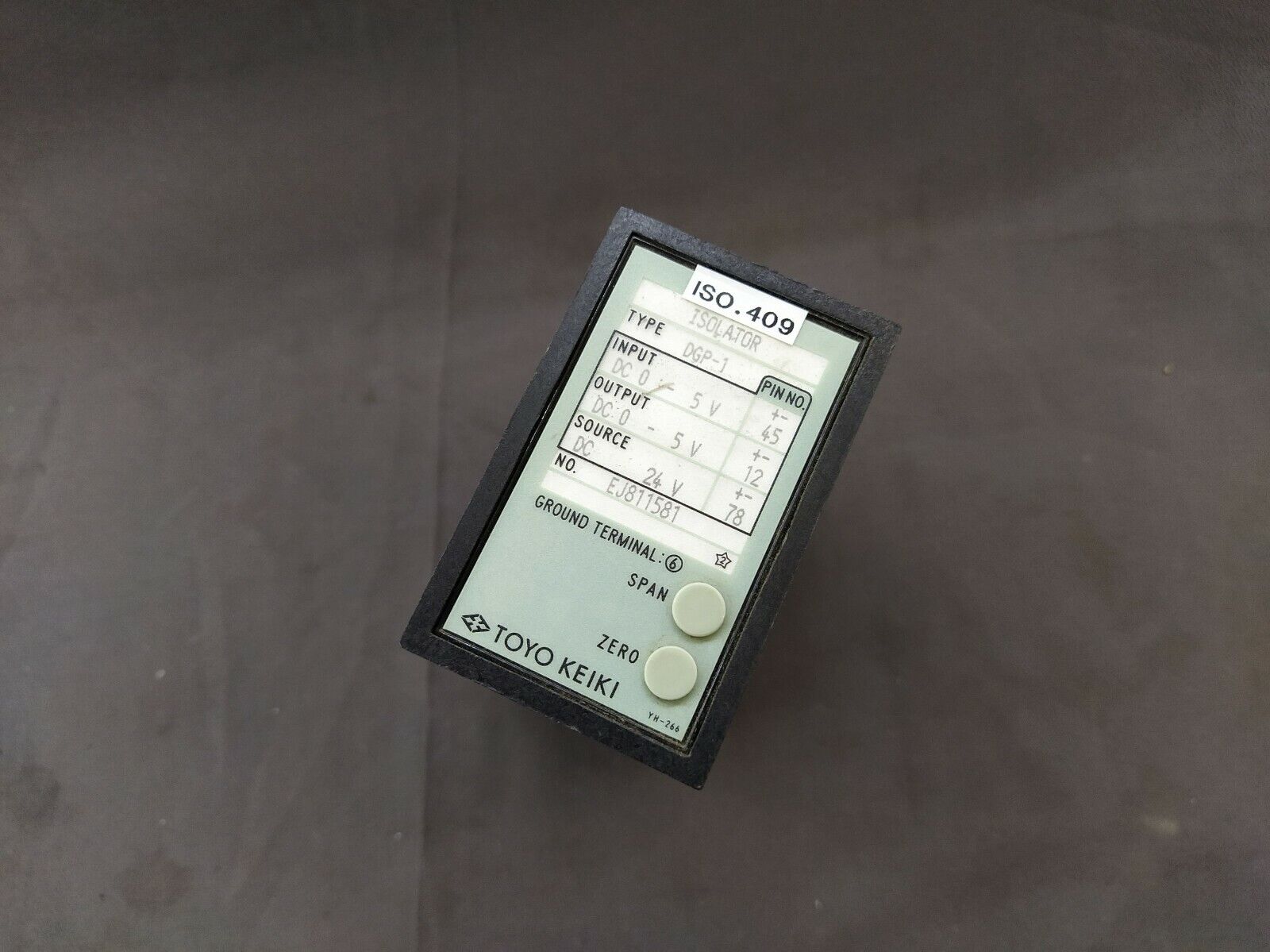 Toyo Keiki DGP-1 Isolator 24V DC