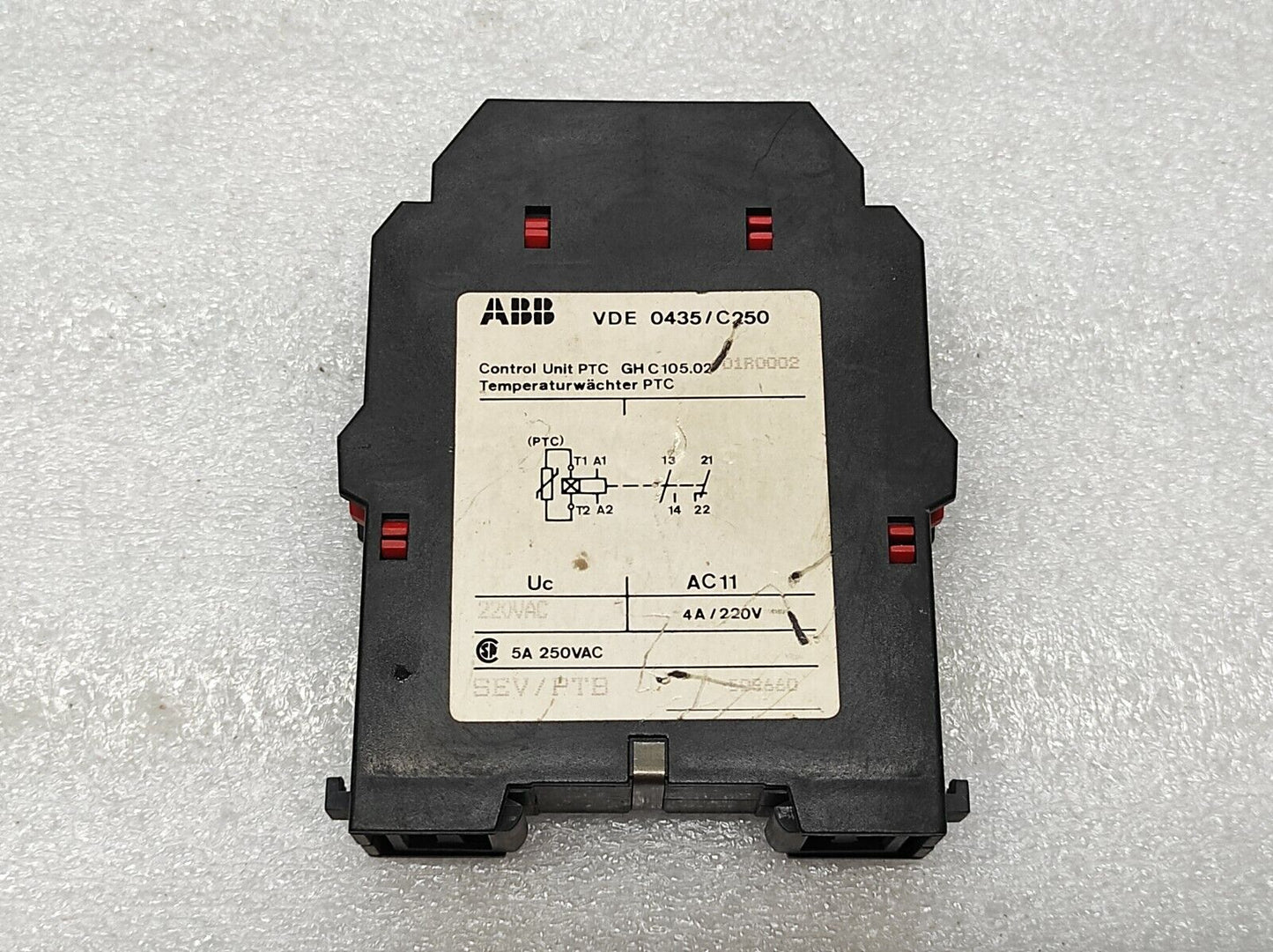 ABB C105.02 PTC CONTROL UNIT GHC 1050201R0002