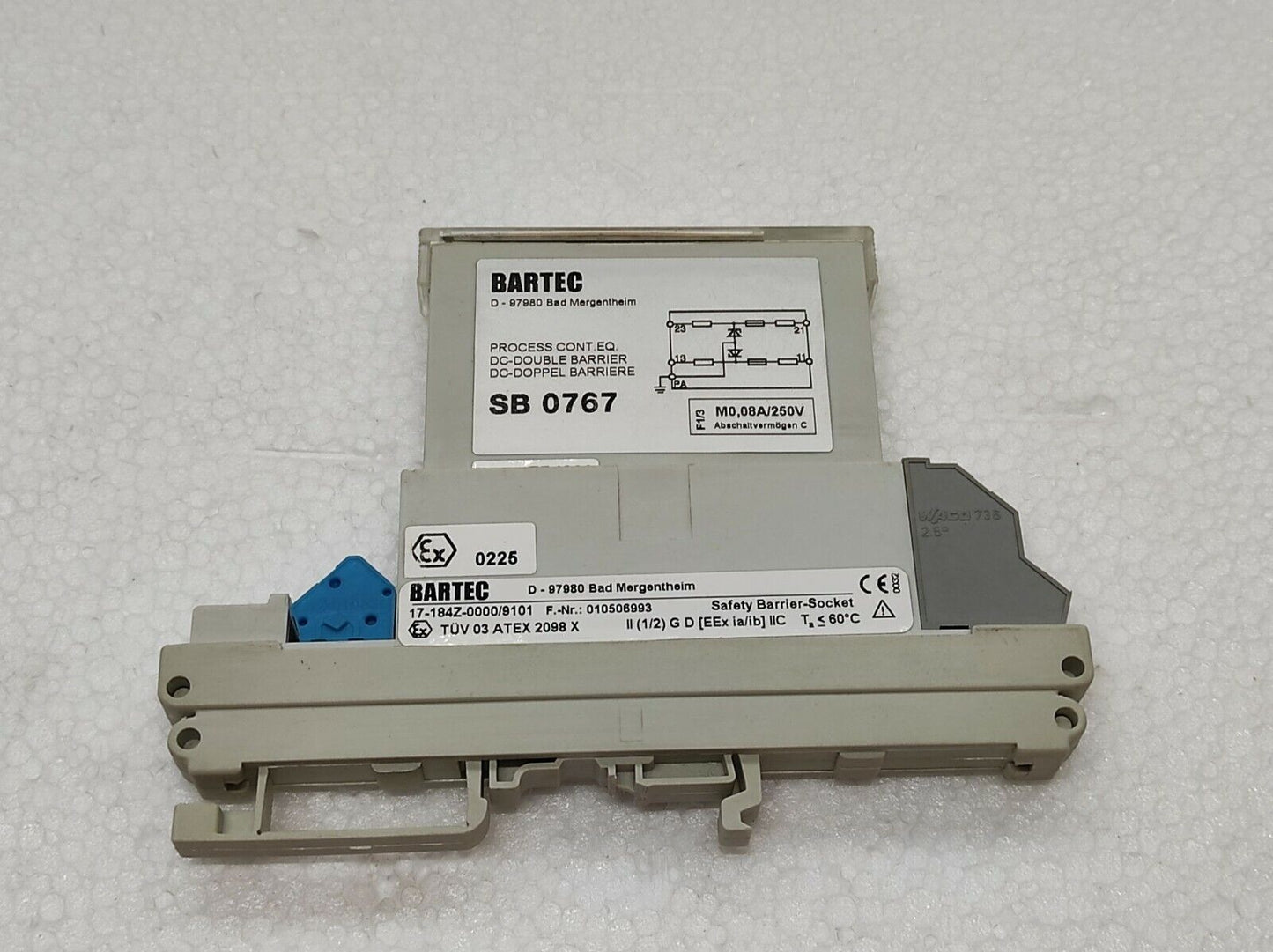 Bartec SB 0767 Process CONT EQ DC-Double Barrier SB0767 17-1834-4000/0767