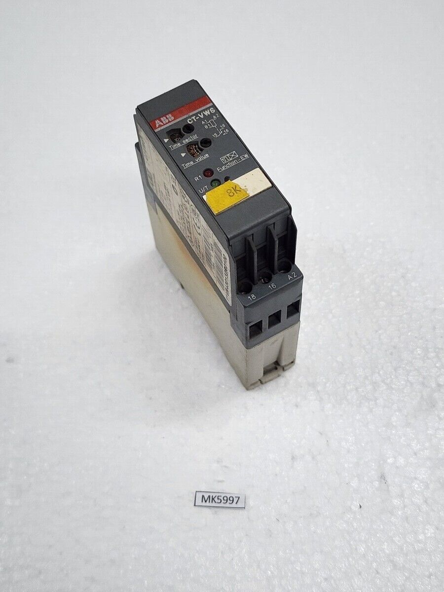 ABB CT-VWS IMPULSE ON TIME RELAY 1SVR430132R0100 110-240VAC / 24V AC-DC