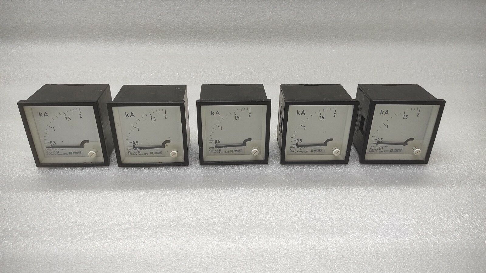 BAKKER SLIEDRECHT CT 2000/5 KILO AMPERE METER 0-2kA