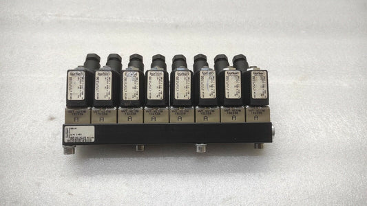 BURKERT 6012T1.2FKMPA SYS FLUID CONTROL VALVE 24VDC 0-4.5BAR LOT OF 8 UNIT