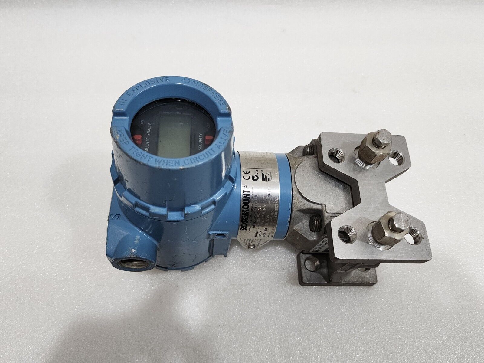 ROSEMOUNT 3051 PRESSURE TRANSMITTER 3626 PSI/ 250BAR 9-30VDC