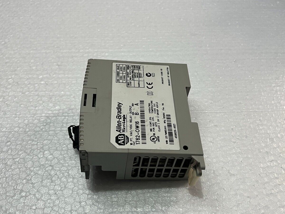 ALLEN BRADLEY CAT 1762-OW16 SERIES B REVISION A