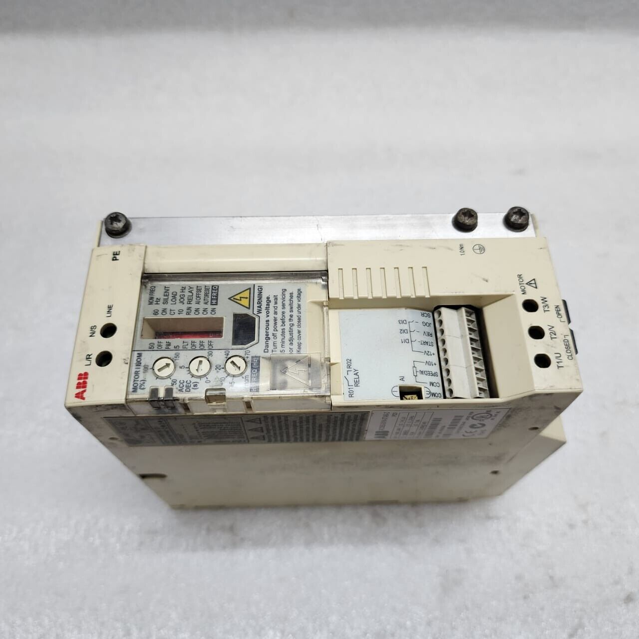 ABB ACS55-01N-07A6-2 1-PH 200-240V 2HP VFD