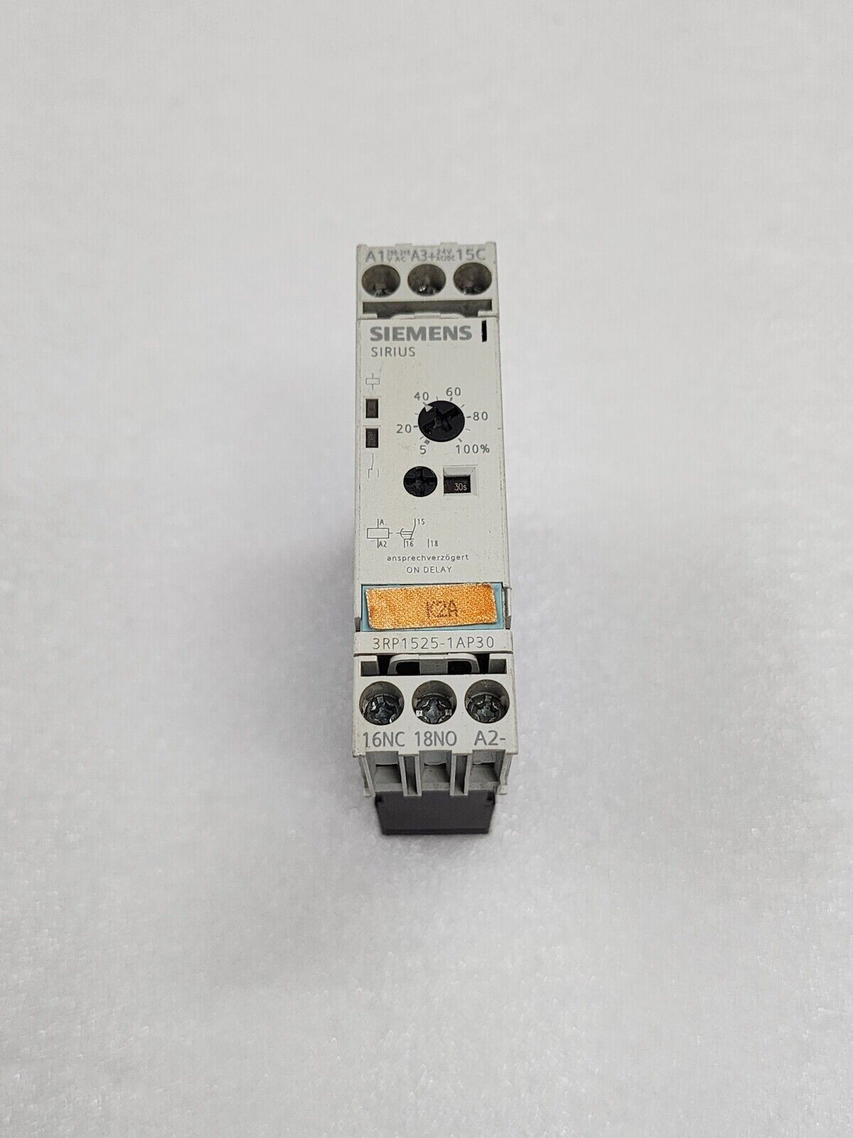 SIEMENS 3RP1525-1AP30 TIMING RELAY ON DELAY