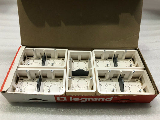 LEGRAND 802 85 SURFACE MOUNTING BOX LOT OF 9 UNIT