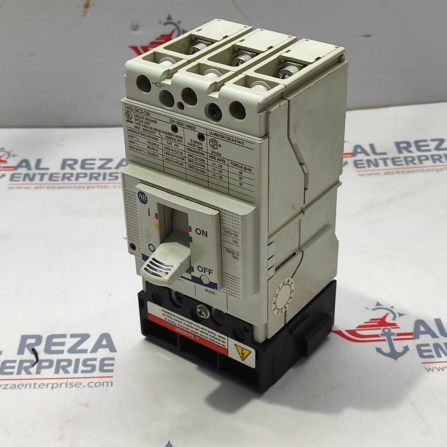 ALLEN BRADLEY 140G-G6C3-C80 CIRCUIT BREAKER 80A 3-POLE