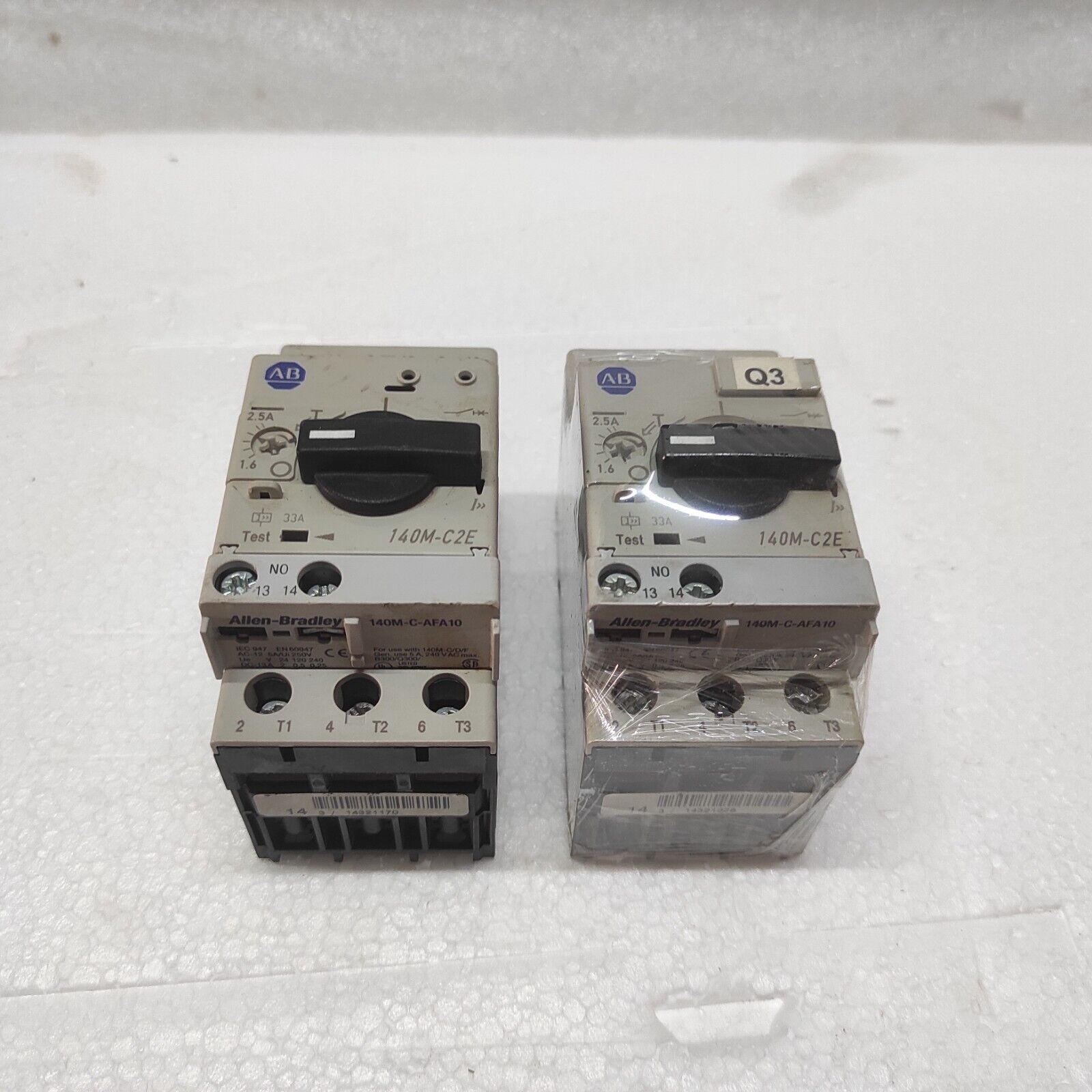 ALLEN BRADLEY 140M-C2E-B25 CIRCUIT BREAKER MOTOR PROTECTION 