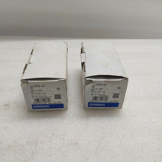 OMRON H3CR-A8 TIMER UNIT 1.2S-300H 100-240VAC/100-125VDC