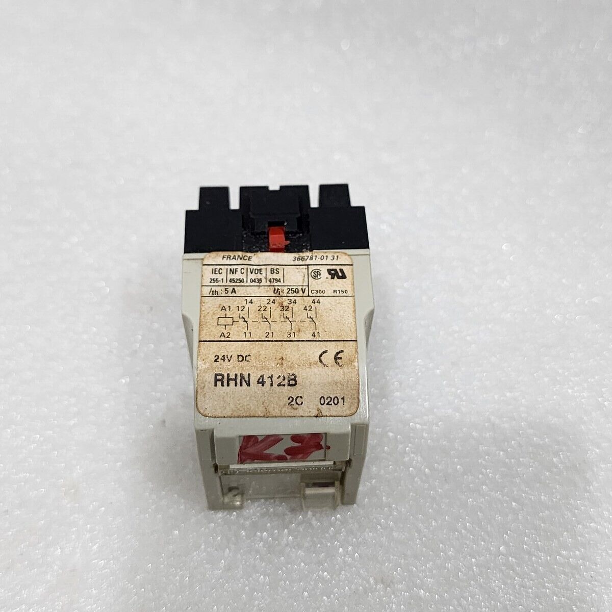 TELEMECANIQUE RHN 412B PLUG IN RELLAY 24V