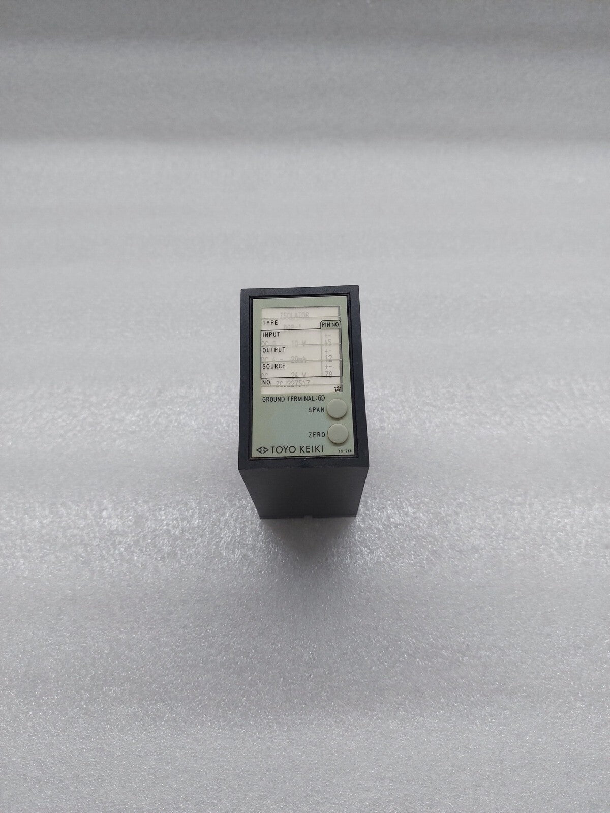 TOYO KEIKI DGP-1 ISOLATOR 24VDC 4-20mA