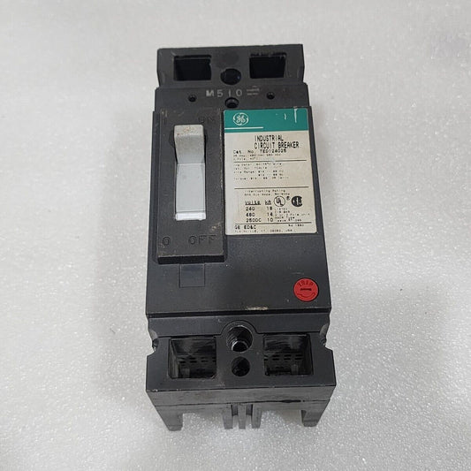 GE TED124025 2-POLE CIRCUIT BREAKER 25A GENERAL ELECTRIC