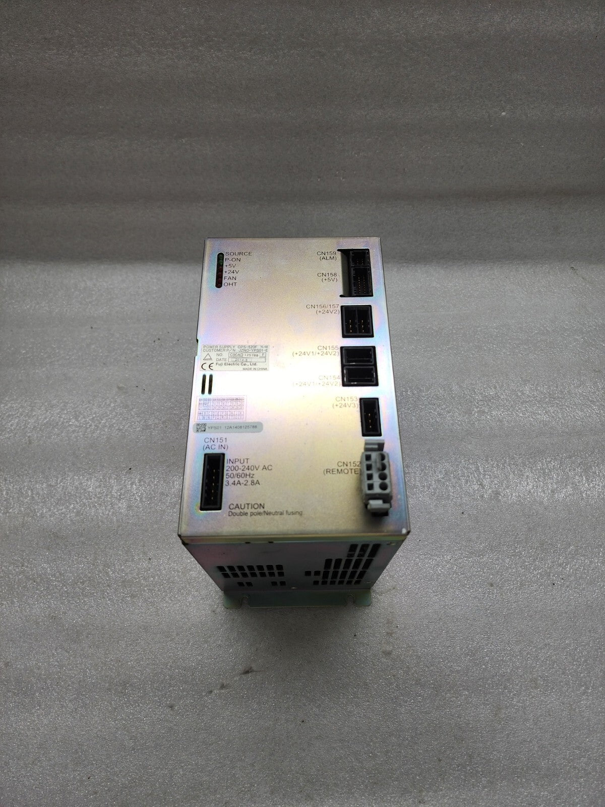 YASKAWA JZNC-YPS01-E POWER SUPPLY FUJI CPS-520F