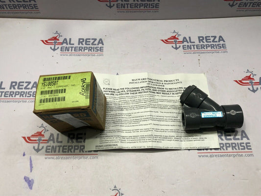 HAYWARD YS10050T 1/2" PVC Y-STRAINER THREADED LOT OF 2 UNIT