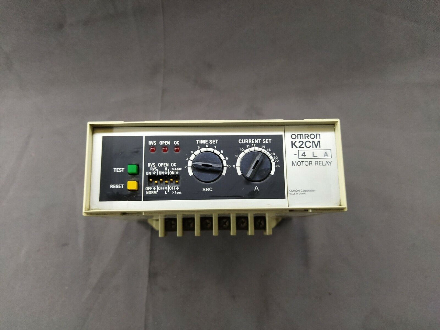 Omron K2CM 4LA Motor Relay 400-440 VAC K2CM4LA