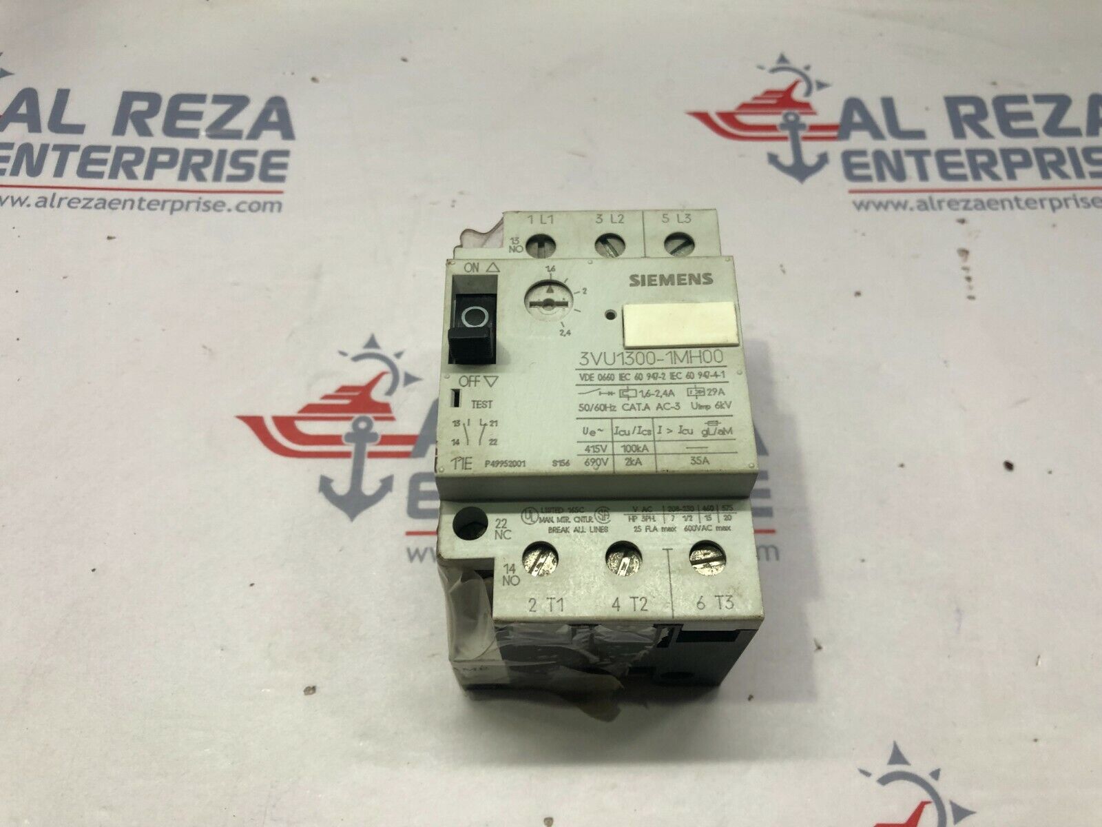 SIEMENS 3VU1300-1MH00 CIRCUIT BREAKER 1.6-2.4A