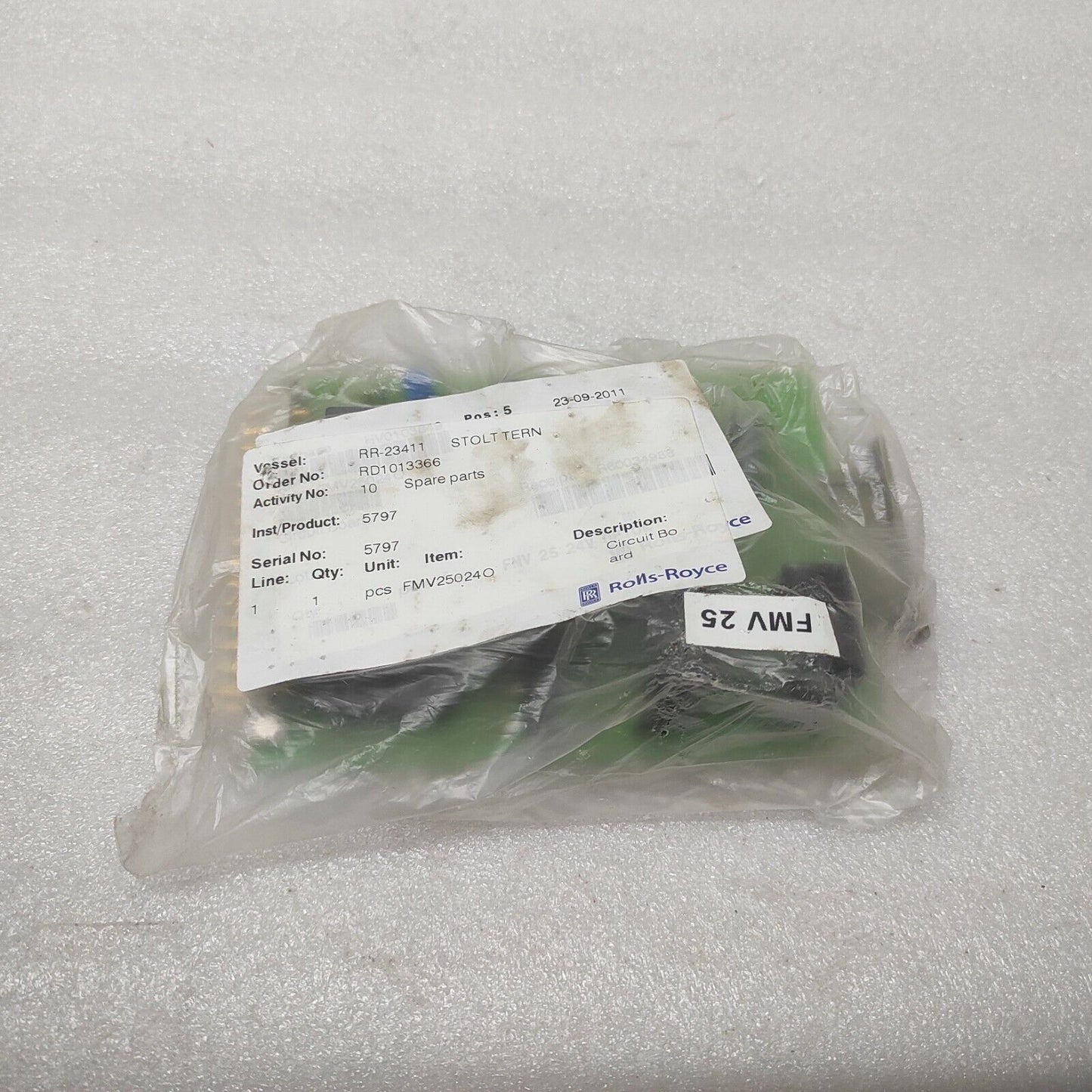 ROLLS ROYCE FMV 25B SOLENOID DRIVER UNIT FMV25024 O