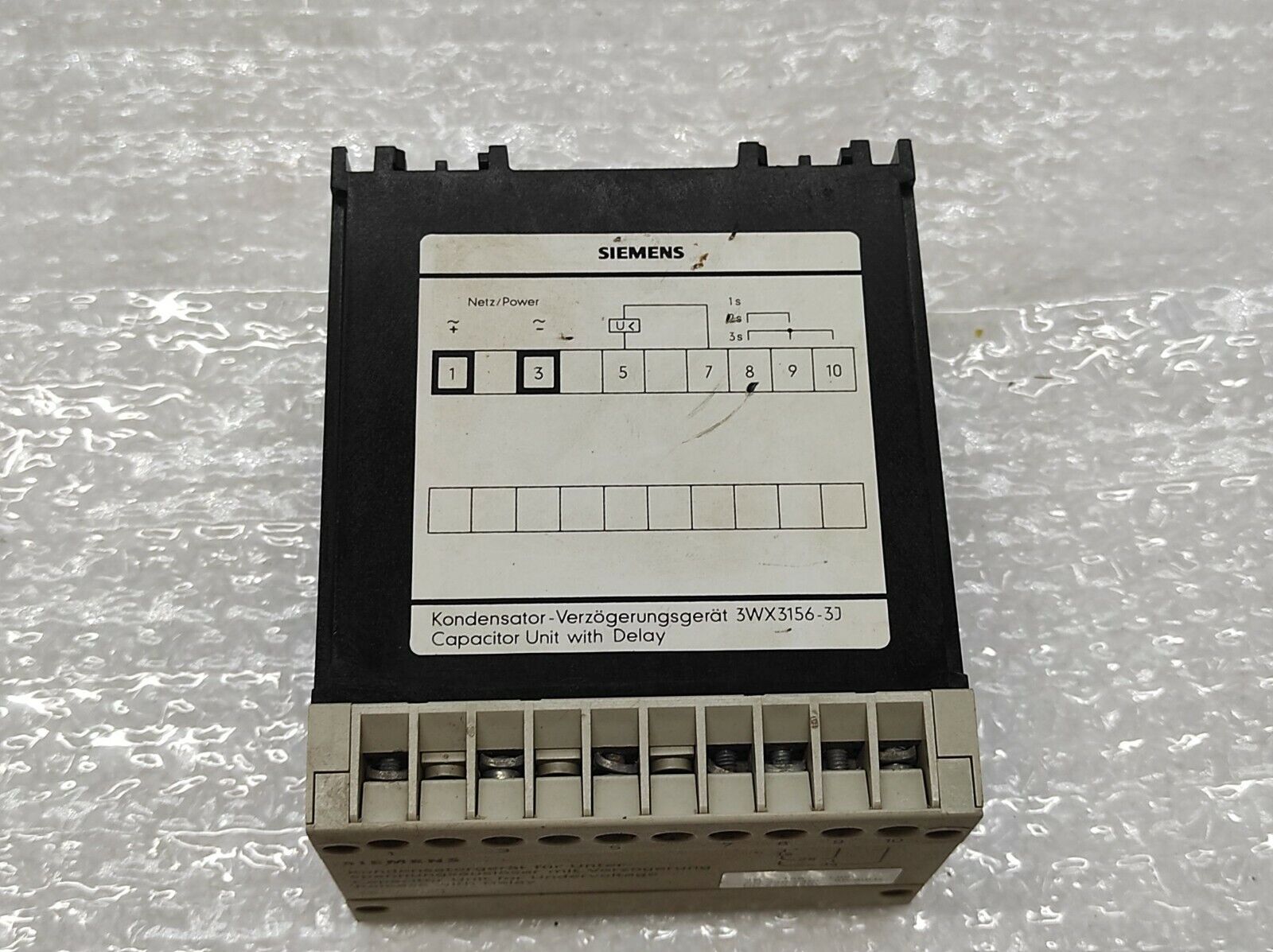 Siemens 3WN Capacitor Unit for Undervoltage Release With Delay 3WX3156-3JJ00 220