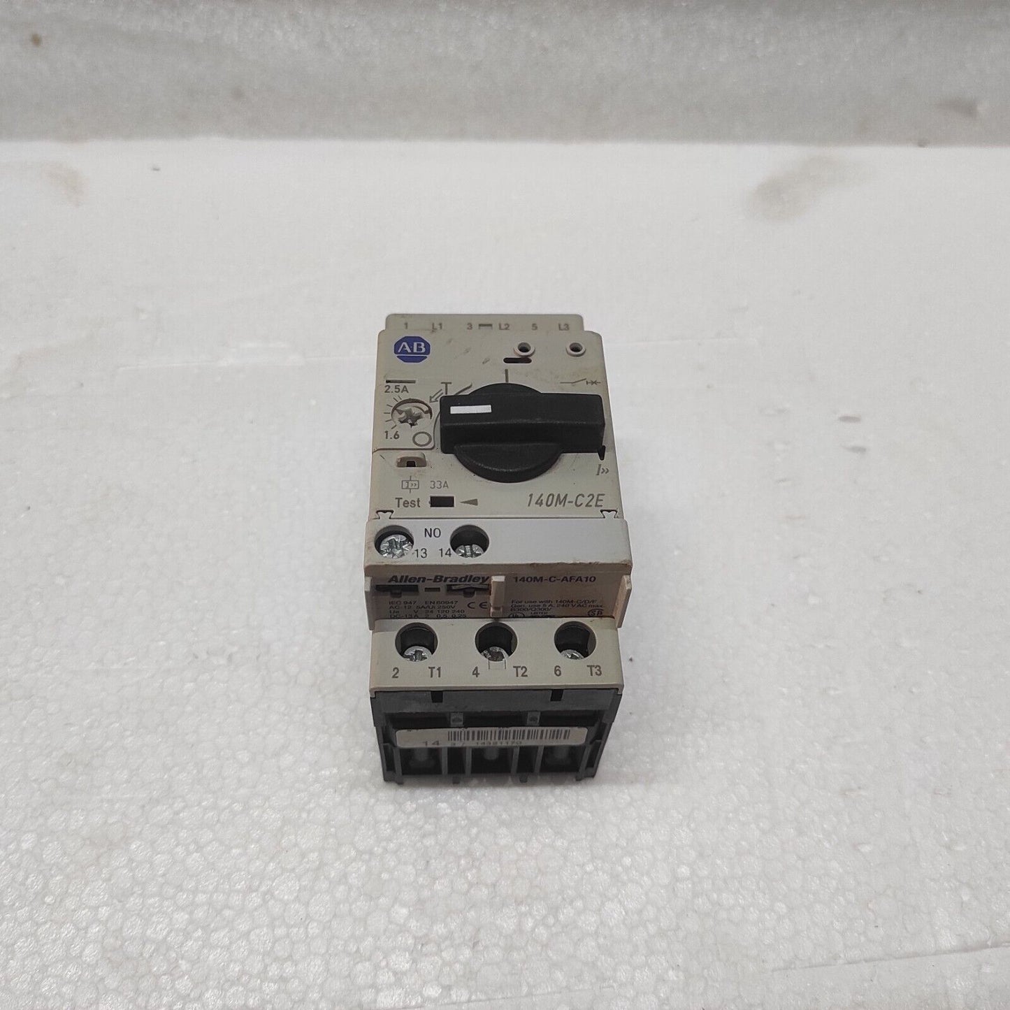 ALLEN BRADLEY 140M-C2E-B25 CIRCUIT BREAKER MOTOR PROTECTION 