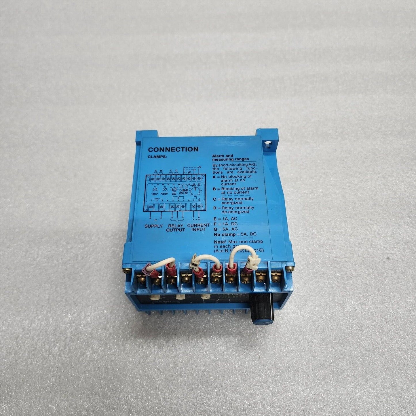 EL-FI SR1 CURRENT RELAY 220-240V