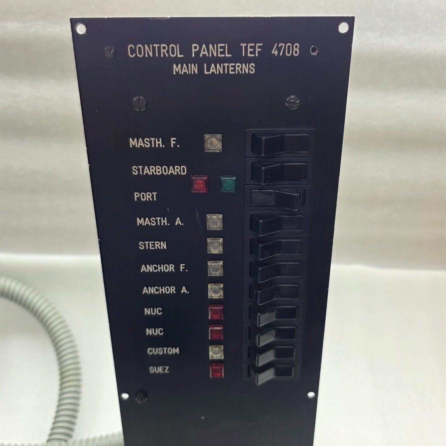 TRANSBERG TEF 4708 CONTROL PANEL MAIN LANTERNS