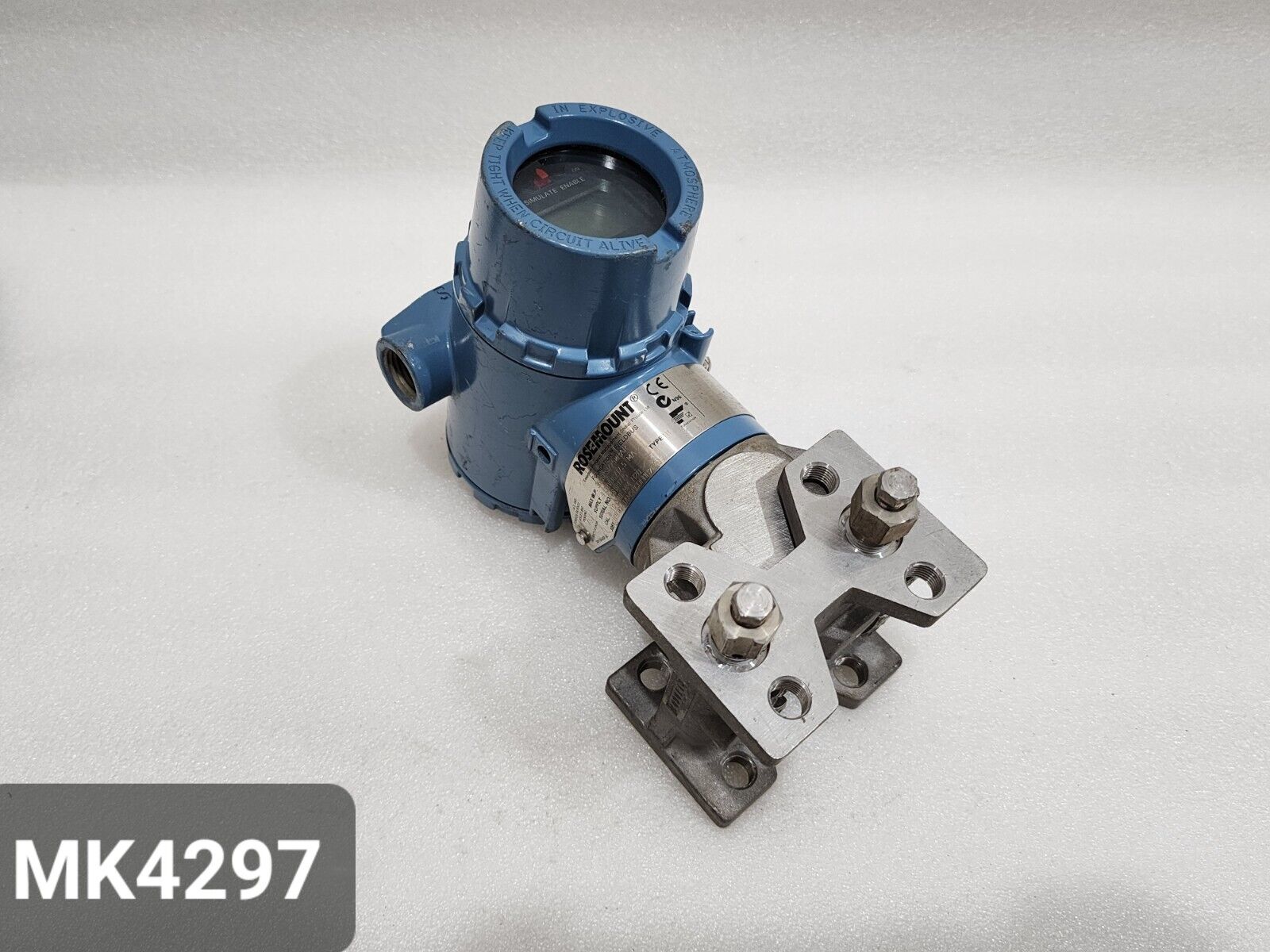 ROSEMOUNT 3051 PRESSURE TRANSMITTER 3626 PSI/ 250BAR 9-30VDC