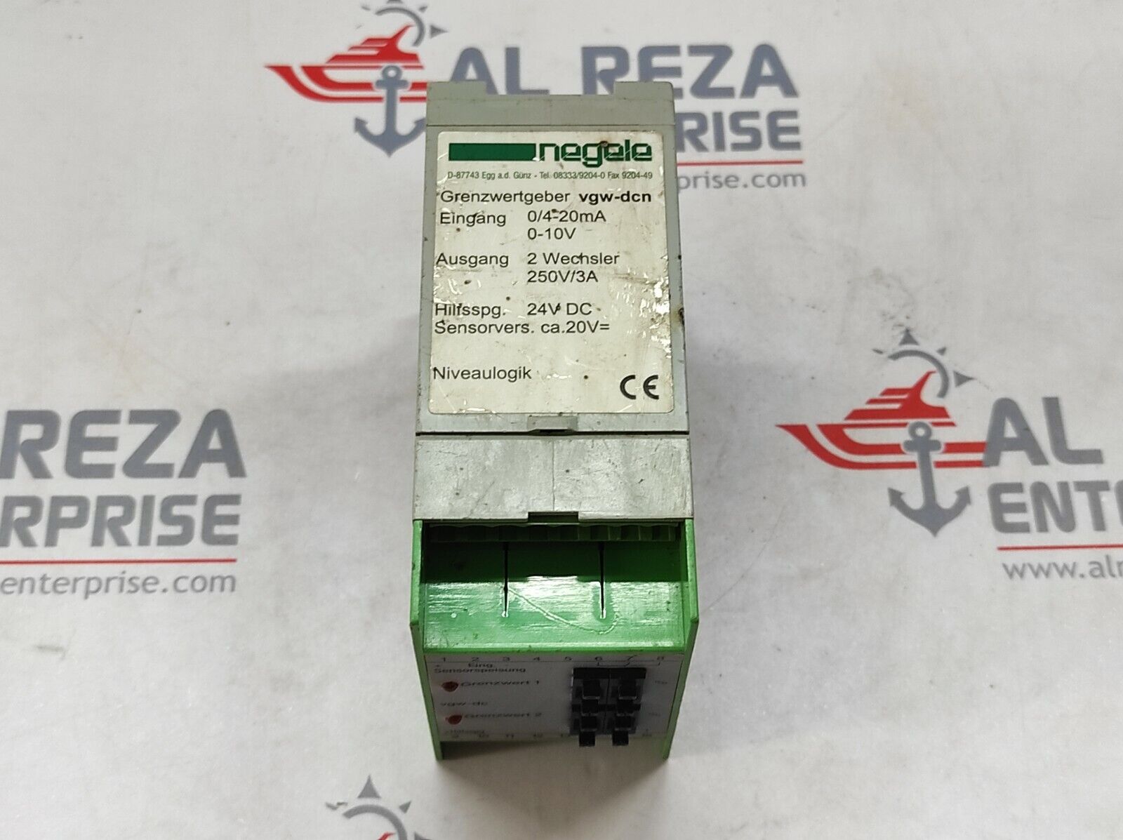 NEGELE VGW-DCN LIMIT VALUE TRANSMITTER 0-10V 