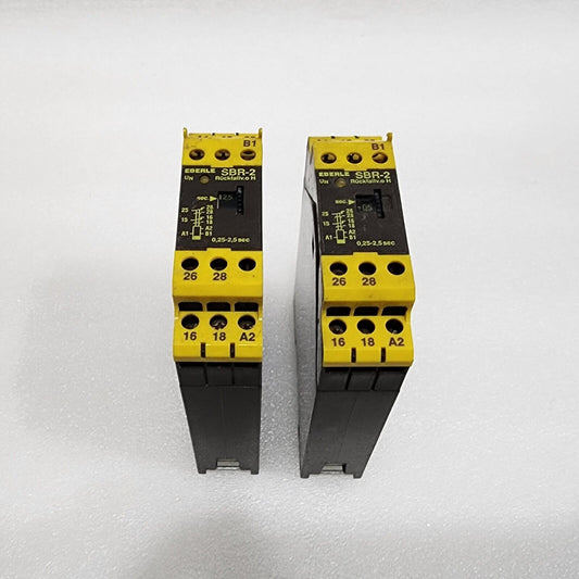 EBERLE SBR-2 TIMER RELAY 054521143599 230VAC/24VAC-DC 0.25S-2.5S