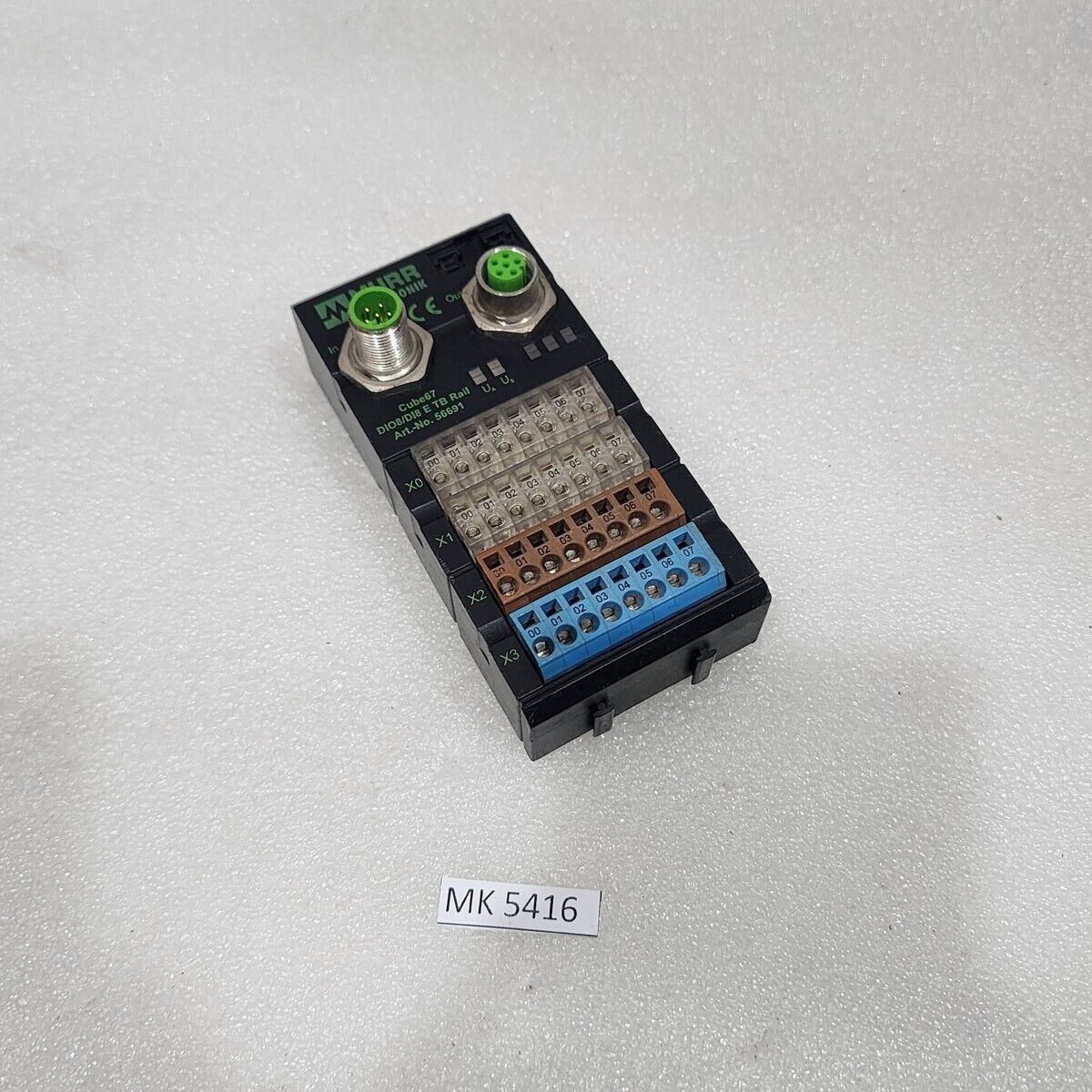 MURR ELEKTRONIK CUBE 67 DIO8/DI8 E TB RAIL 56691