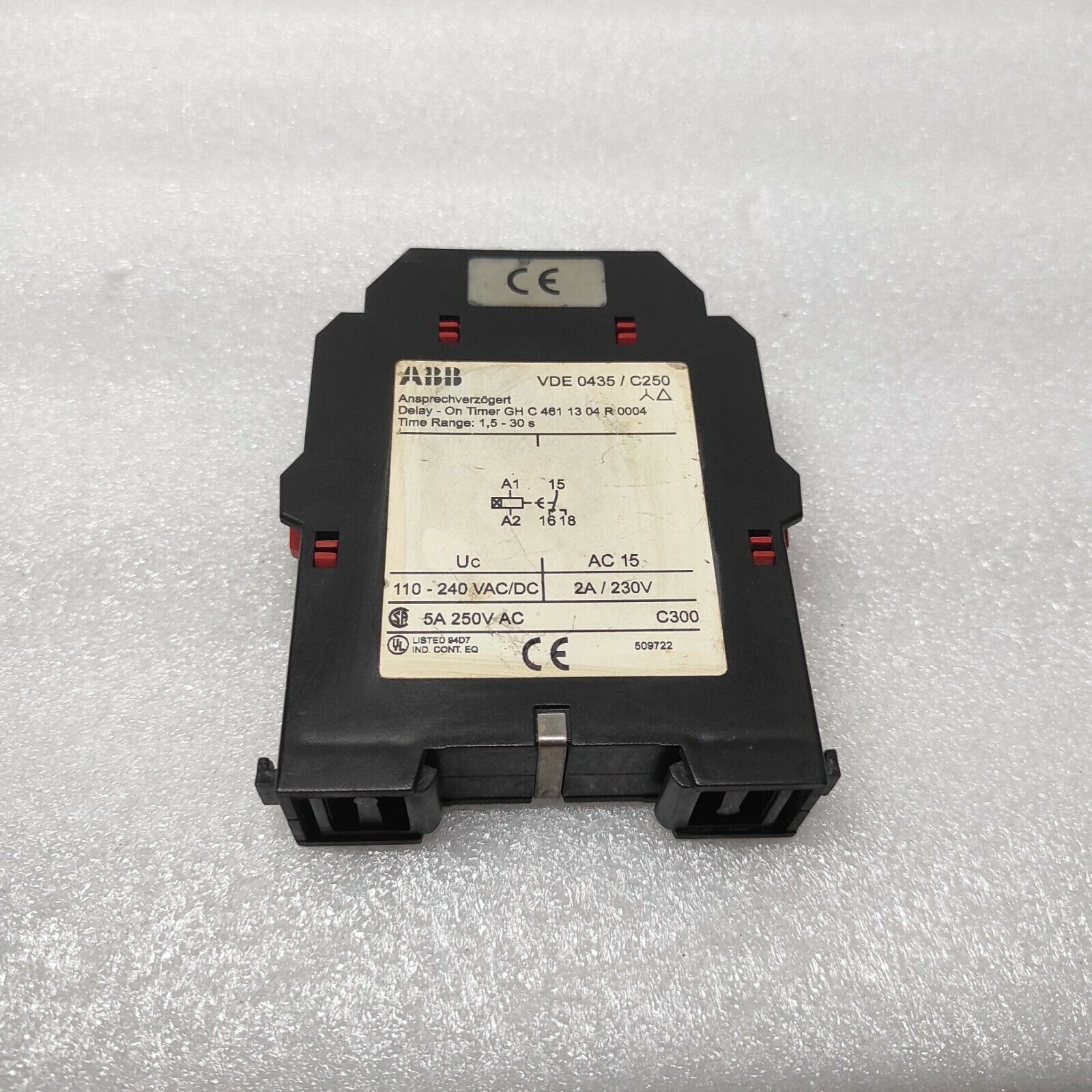 ABB C461.13 TIMER ON DELAY GHC4611304R0004 VDE 0435/C250