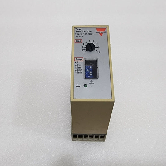 CARLO GAVAZZI S105156924 TIME DELAY RELAY 24VAC-DC/115-230VAC