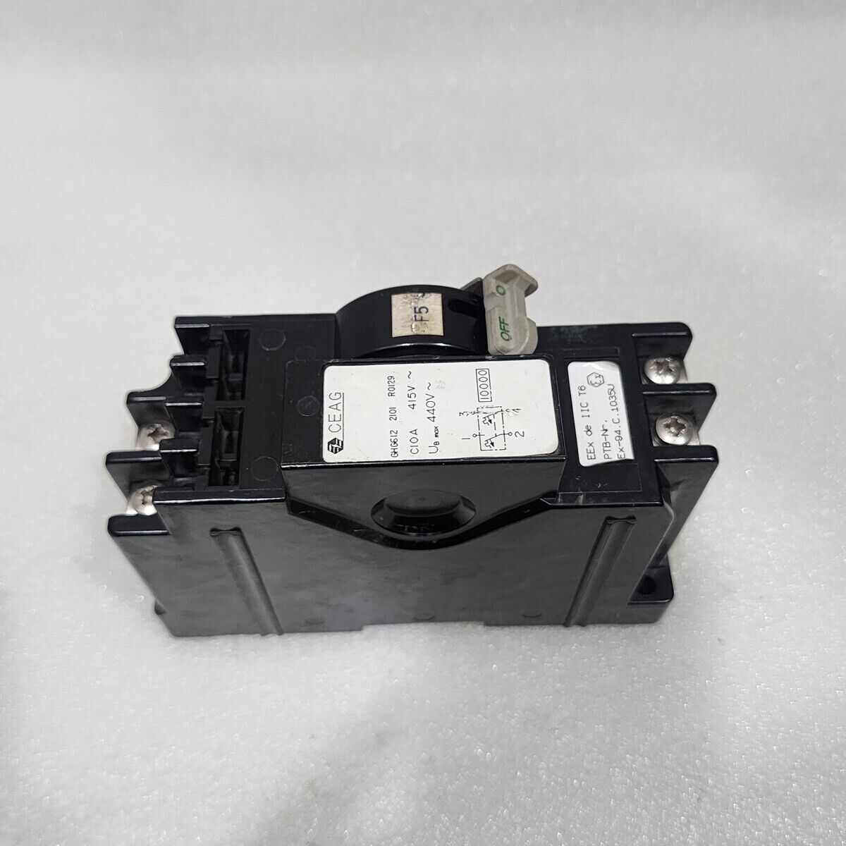 CEAG GHG612 2101 R0129 2-POLE CIRCUIT BREAKER