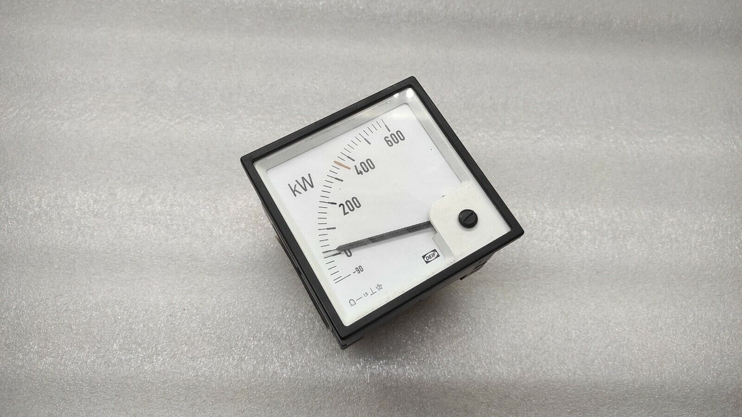 DEIF KW METER 100036913.20 KILOWATT METER 115VAC 750/5A