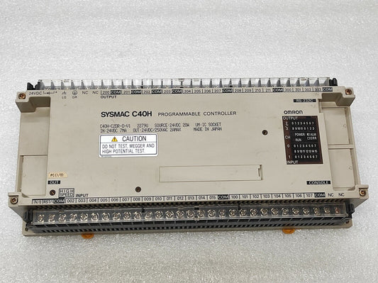OMRON SYSMAC C40H PROGRAMMABLE CONTROLLER C40H-C2DR-D-V1