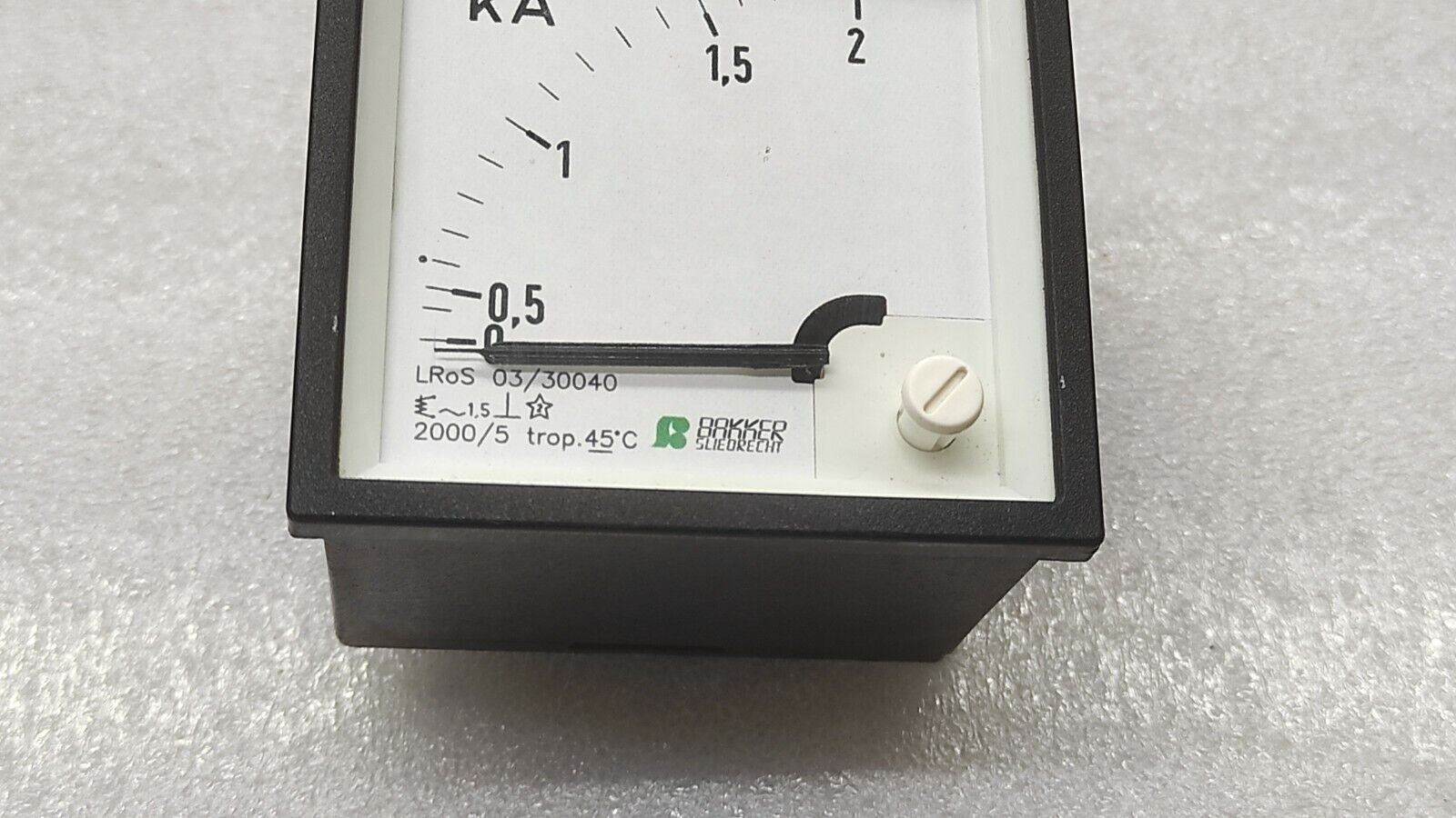 BAKKER SLIEDRECHT CT 2000/5 KILO AMPERE METER 0-2kA