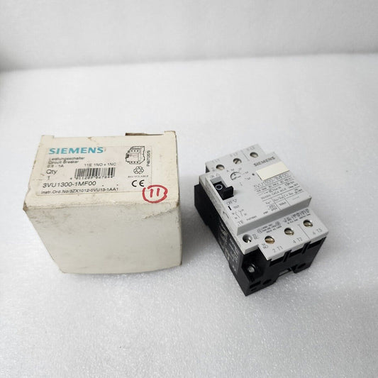 SIEMENS 3VU1300-1MF00 CIRCUIT BREAKER 0.6-1A