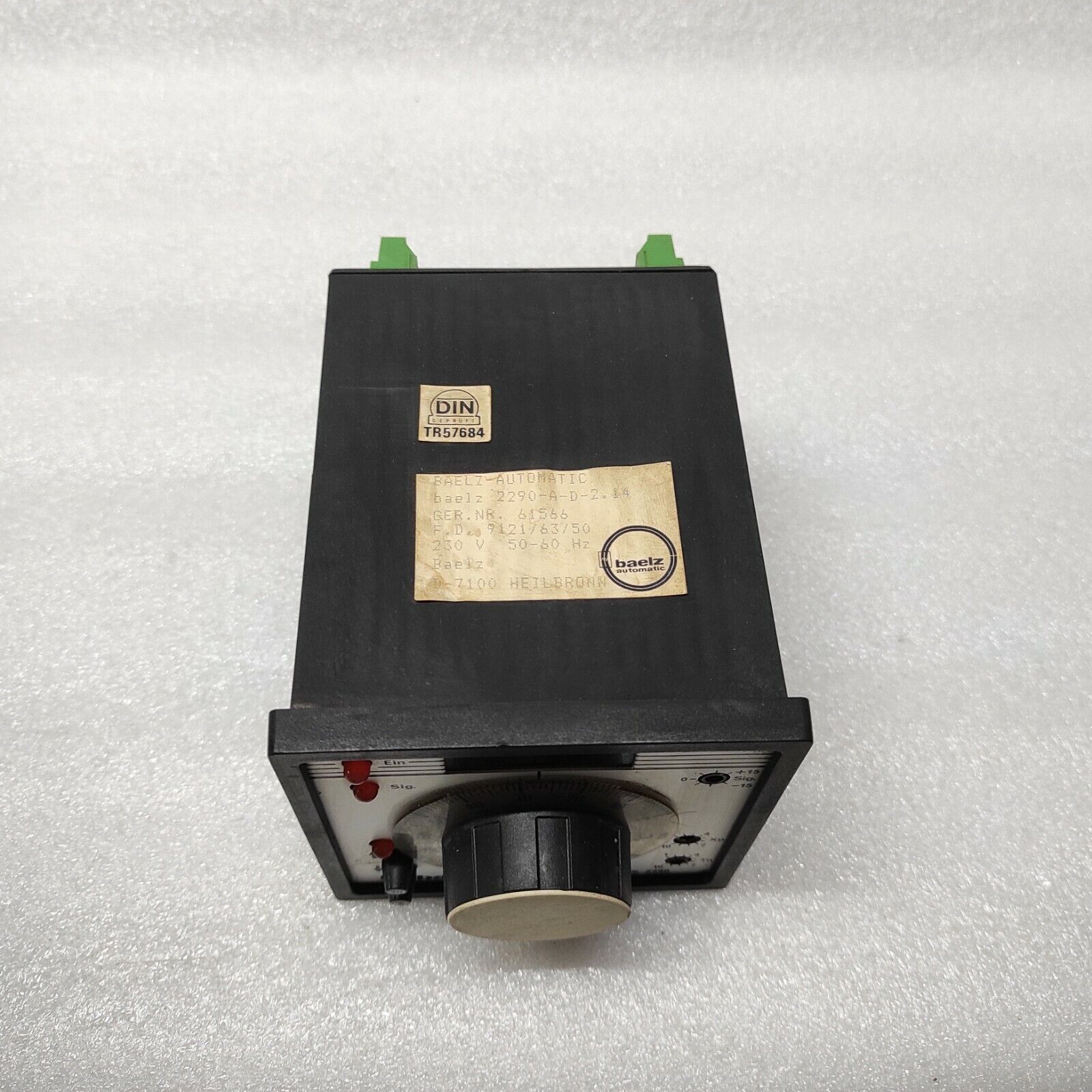 BAELZ AUTOMATIC WBS 2290 TEMPERATURE CONTROLLER BAELZ 2290-A-D-2.14 230V