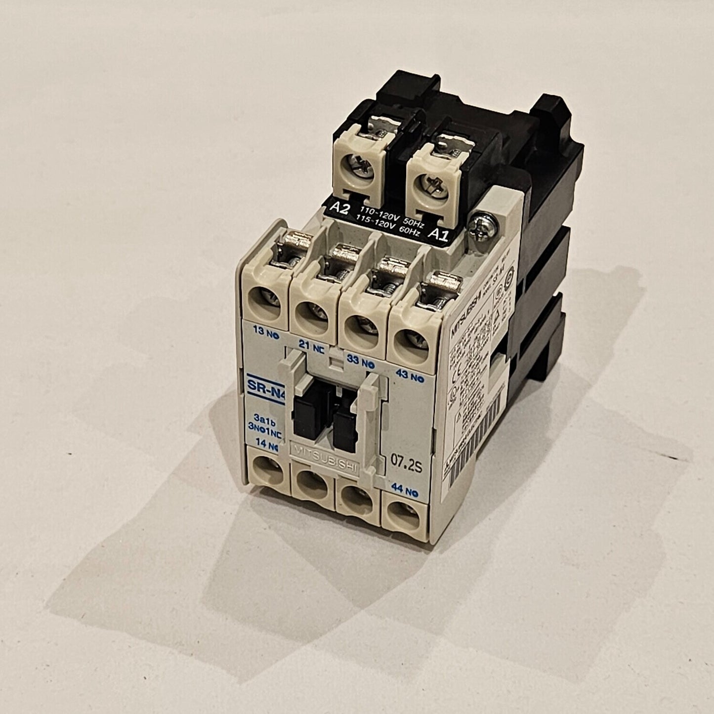 MITSUBISHI SR-N4CX CONTACTOR RELAY COIL VOLTAGE 110-120V