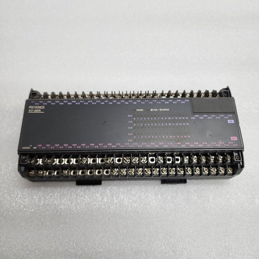 KEYENCE KV-80R CPU PLC MODULE CRACK ON BACK OF BODY