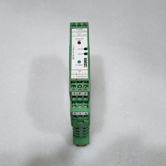 PHOENIX CONTACT MCR-PT100/I RESISTANCE THERMOMETER MEASURING TRANSDUCER 2810353