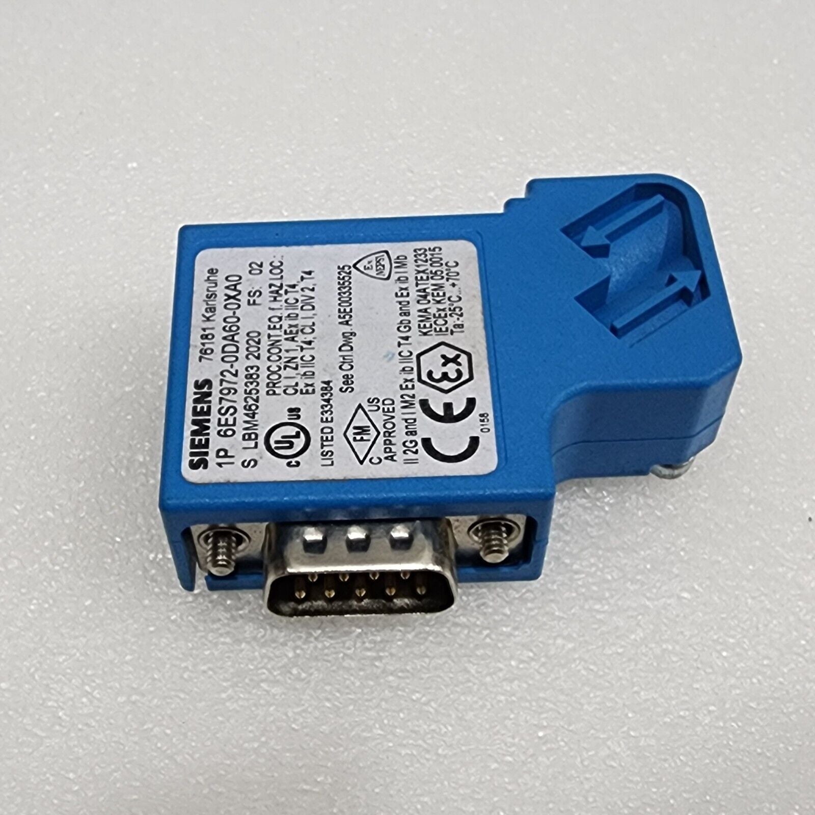 SIEMENS 6ES7972-0DA60-0XA0 BUS CONNECTION PLUG