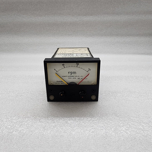 KUWANO ELECTRIC RLM-120 RPM METER 84A131 KURAMOTO KEIKI SEIKOSHO